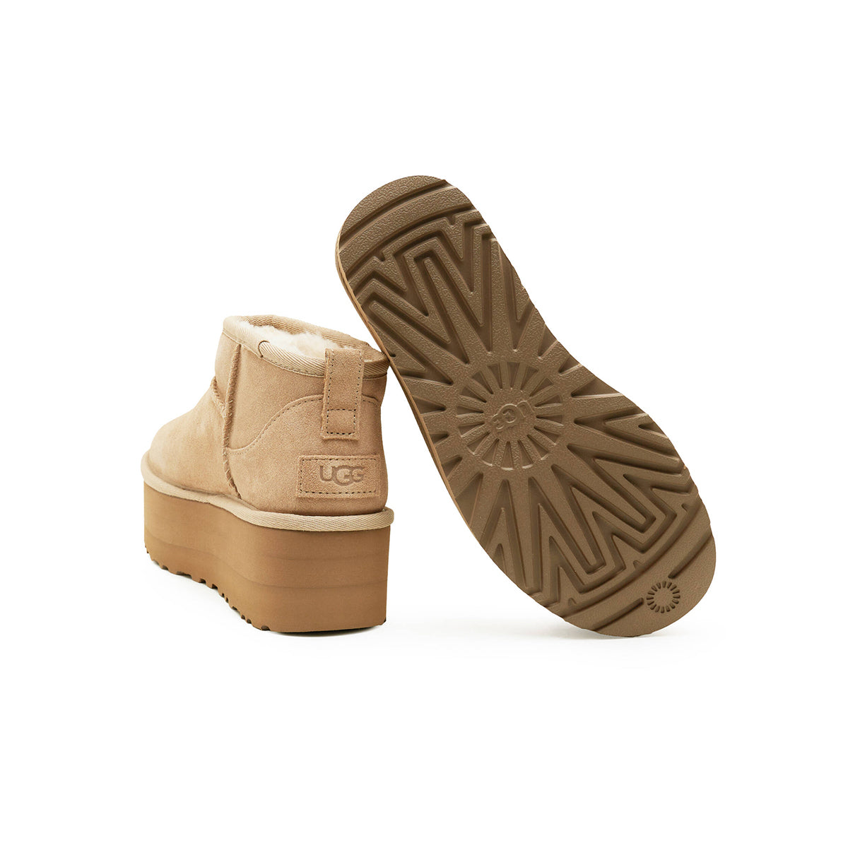 UGG Classic Ultra Mini Platform Boot Sand