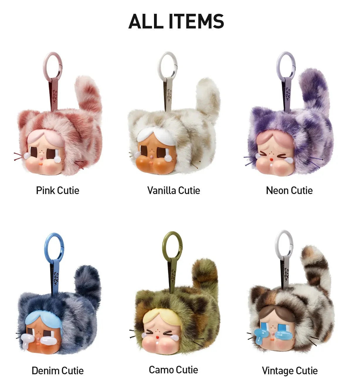Pop Mart CRYBABY Wild but Cutie Series Vinyl Plush Pendant