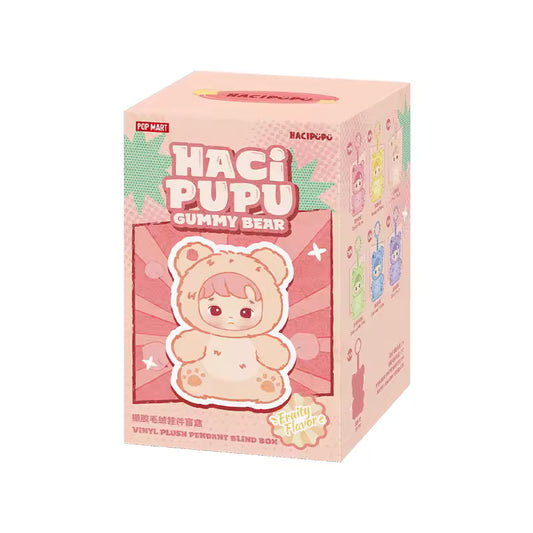 POP MART HACIPUPU Gummy Bear Series-Vinyl Plush Pendant Mystery Box