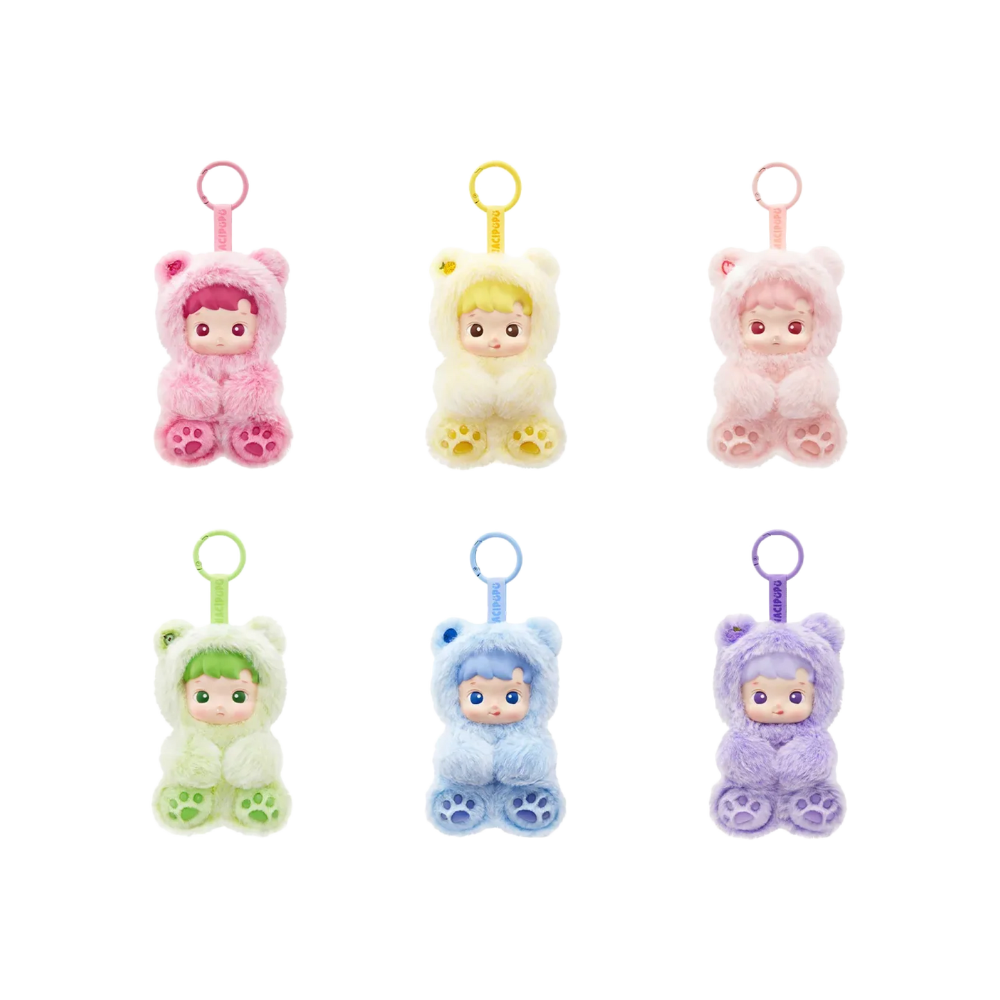 POP MART HACIPUPU Gummy Bear Series-Vinyl Plush Pendant Mystery Box